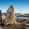 Un menhir ds le dbut de la randonne