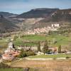 Jolie vue quand on monte au dessus du hameau