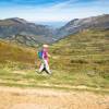 Trs belle valle en arrire plan