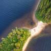 Plage secrte au lac Victor