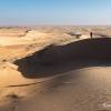 Passage sur la crte des dunes