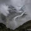 Belle vue sur le bas du glacier de la Mer de Glace