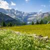 Cirque de Gavarnie depuis le plateau de Saugu