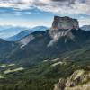 Mont Aiguille après une rude montée