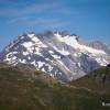 Massif du Vignemale au zoom depuis la Pahule