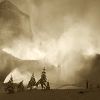 Pnemeda sous un vent violent