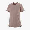 Patagoni Women's Capilene Cool Merino Shirt couleur Stingray Mauve