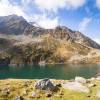 Au bord du lac de Peyrelade