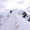 Sur la crte effil de l'Arre Sourins
