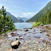 Au bout du lac de l'Oule