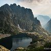 Lac de Capitello depuis le sentier du GR 20 en Corse