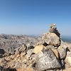 Cairn au sommet du pic d'Anie