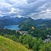 Chteau de Hohenschwangau et lac Alpsee, Allemagne
