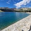 Barrage du lac d'Aubert dans le Nouvielle