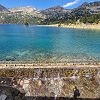 Au bord du lac d'Aubert et son superbe panorama