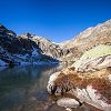 Lac de montagne dans les Hautes-Pyrénées