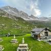 Depuis une fentre du refuge de la Glire en Vanoise