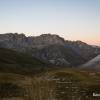 Le soleil se couche prs du col du Galibier