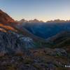 Coucher de soleil fantastique au col de Boucharo ct espagnol