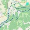 Trac gps circuit vtt de la Boucle des chteaux  Aubas en Dordogne