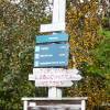 Panneau au dpart de la randonne de Losjehytta et Vetten
