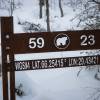 Photo Panneau de localisation sur le sentier de l'Ours Panneau de localisation sur le sentier de l'Ours