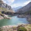 Lac des Gloriettes très bas en ce début de mois de septembre