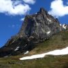 Pic du Midi d'Ossau depuis la Cabane de Peyreget
