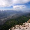 Vue sur la valle de Grenoble