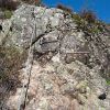 Dbut de la via ferrata