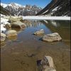 Lac de Gaube en avril 2008