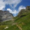 Hourquette d'Alans depuis le cirque d'Estaub