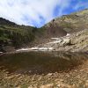 Petit lac avant la dernire monte
