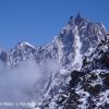 Aiguille du Midi lors de l'ascension du Mont-Blanc
