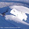 Arrive au Mont Blanc