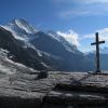 La Jungfrau vue depuis le Rotstock