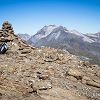 Cairn au sommet de l'Escuzana