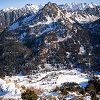 Point de vue au dessus de la valle