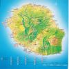 Carte de l'le de la runion