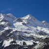 Face nord du Taillon sous la neige