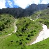 Nev au dessus du Lac du Lauvitel en Isre ALPES