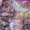 Carte du Massif des Ecrins La Danchre pour arriver au Lac du Lauvitel