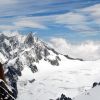 Alpes: vue depuis l'aiguille du midi