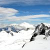 Alpes: vue depuis l'aiguille du midi