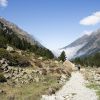 Randonne au lac d'Estom : on redescend  la Fruitire