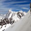 Vue depuis l'Aiguille du Midi - Mont Blanc - Alpes