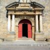 Porte de l'glise de Domme