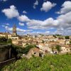 Saint-Emilion depuis le pied du donjon