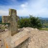 Croix au sommet du Mondarrain