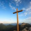 Croix au sommet du Chamant Som